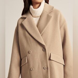 COPY - Abercrombie Short Wool-Blend Coat